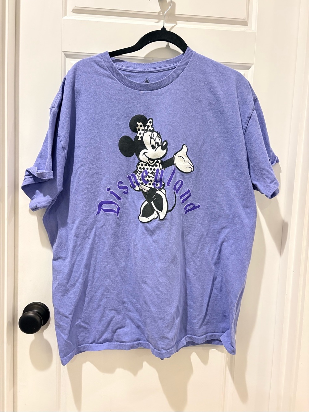 Disneyland Lavender Minnie Mouse Short Sleeve Tee